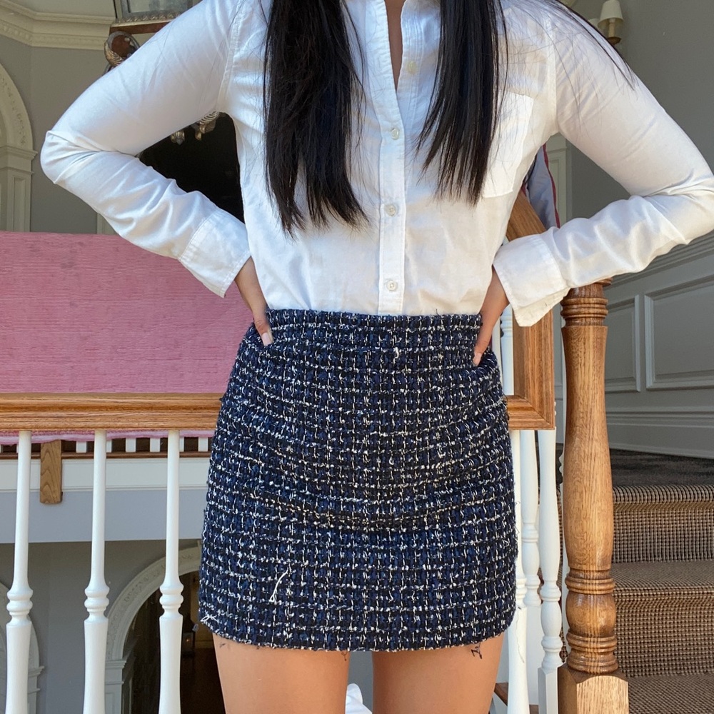 Jcrew tweed skirt size 4